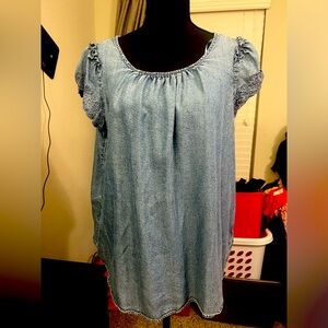 LC denim top/blouse